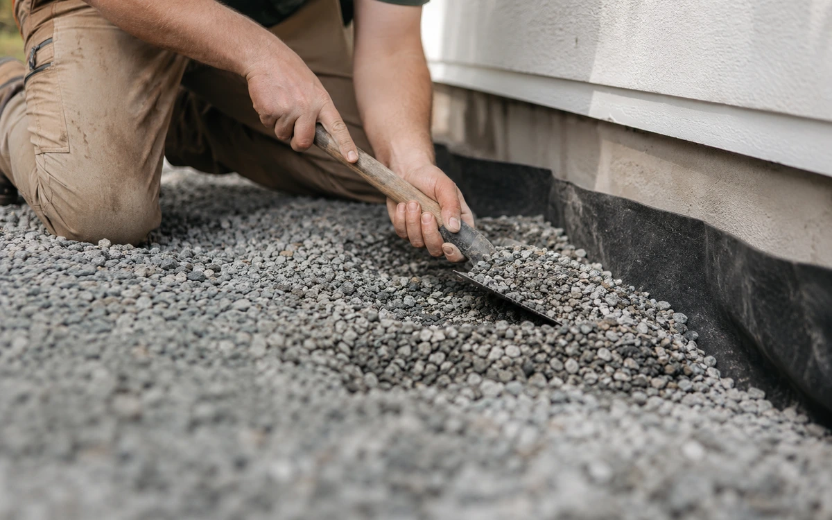 Gravel delivery and spreading contractor